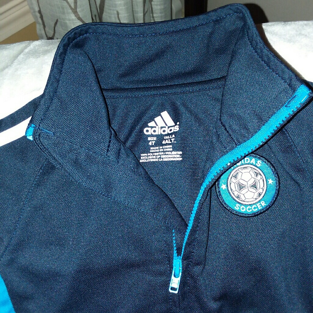 Adidas Soccer Zip Up Jacket - Picture 2 of 3
